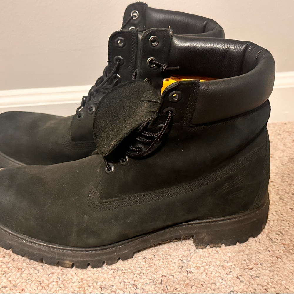 Timberland Men's Black Nubuck Boots